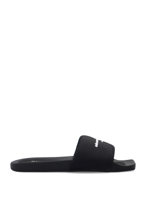★DIESEL★ SA Mayemi W Slide Black Y02854PS882T8013 Y02854PS Women's Sa-Mayemi-Pool slides with velvety flocking | Black